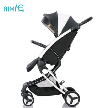 2017 new model light weight good black and white simple baby stroller for sale with price online